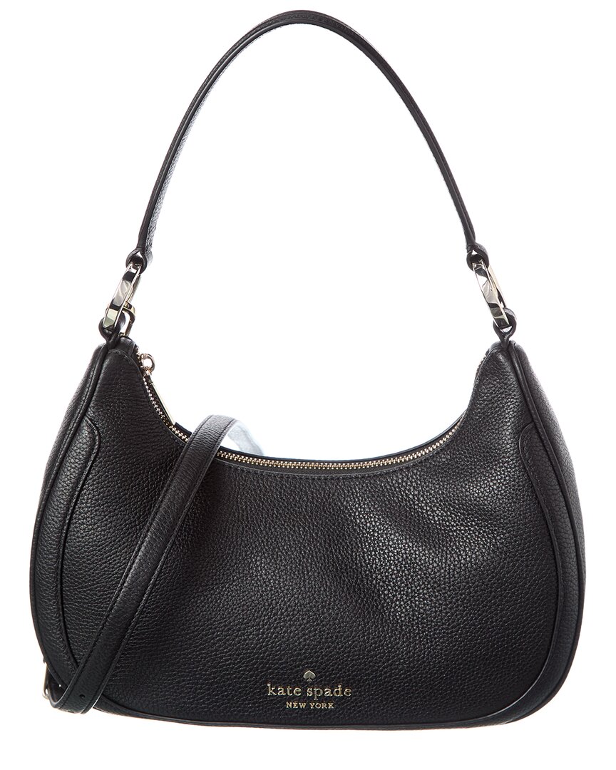 Kate Spade New York Leila Leather Shoulder Bag In Black