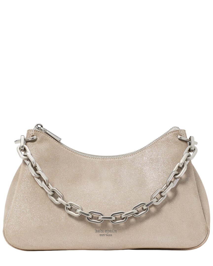 Kate Spade New York Grace Glitter Suede Chain Shoulder Bag