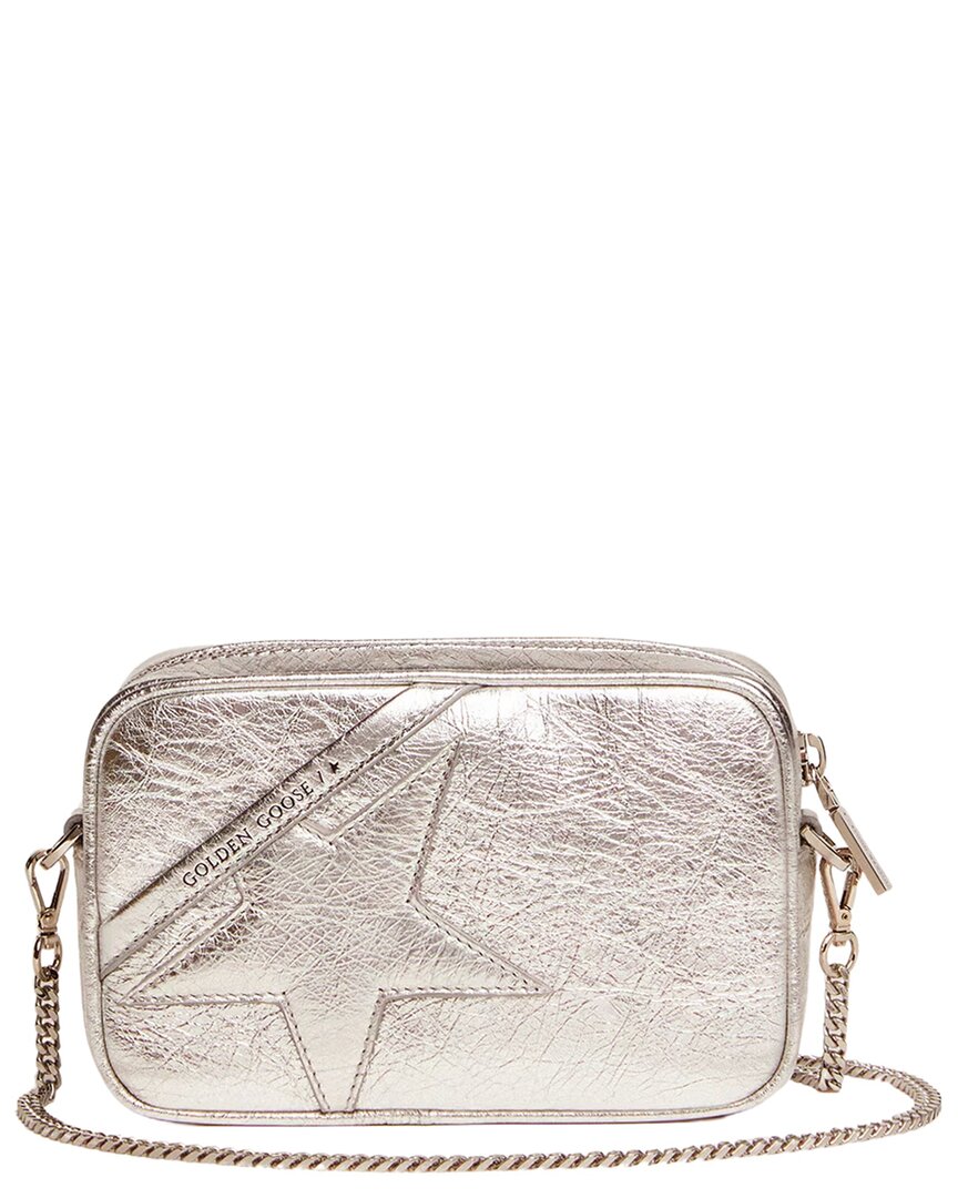 Golden Goose Mini Star Bag Wrinkled Laminated Crossbody