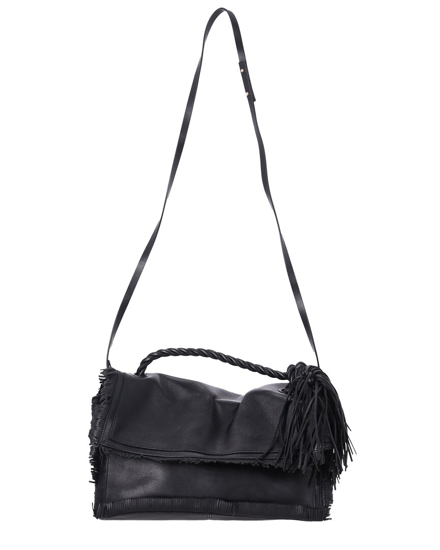 Valentino Garavani Valentino Black Calfskin Leather Garavani The Rope Crossbody (authentic Pre-  Loved)