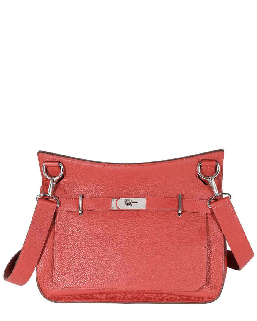 Pre-owned Hermes Hermès Red Clémence Jypsiere 34 Phw (authentic Pre-loved)