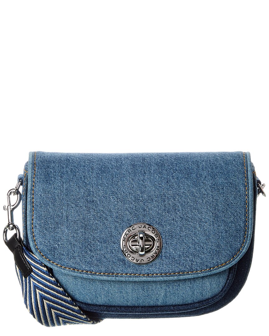 Marc Jacobs Small Saddle Bag In Blue