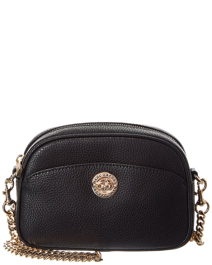 Marc Jacobs Leather Camera Bag In Black