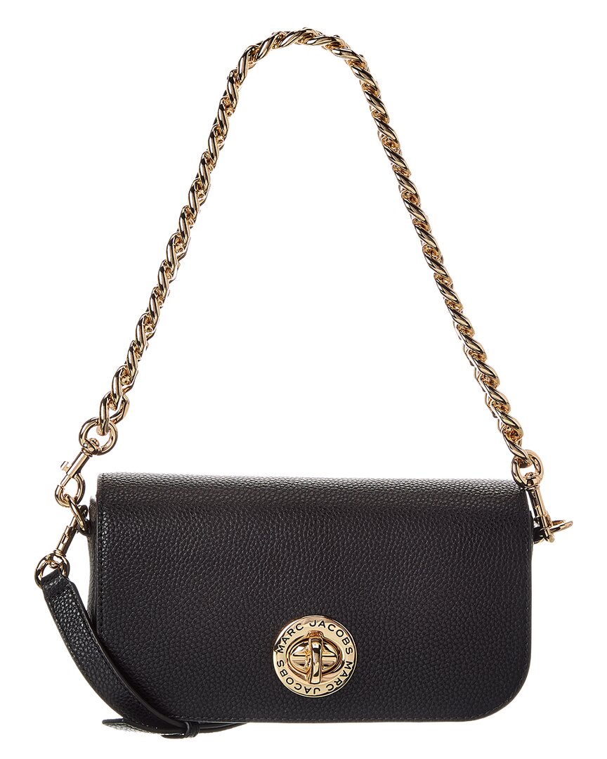 Marc Jacobs Leather Shoulder Bag In Black
