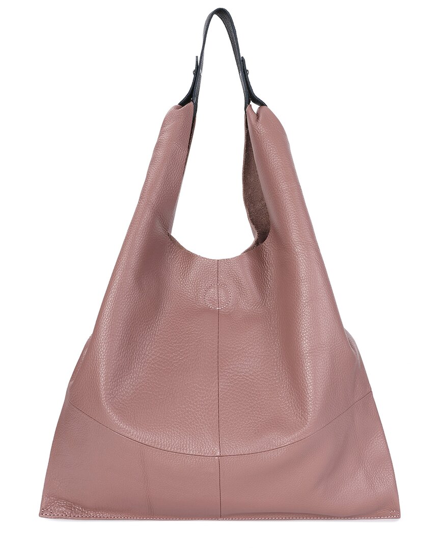 Tiffany & Fred Paris Full-Grain Leather Hobo Bag