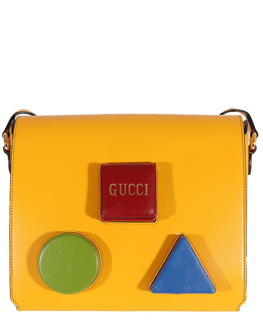 Gucci Board Leather Messenger Bag
