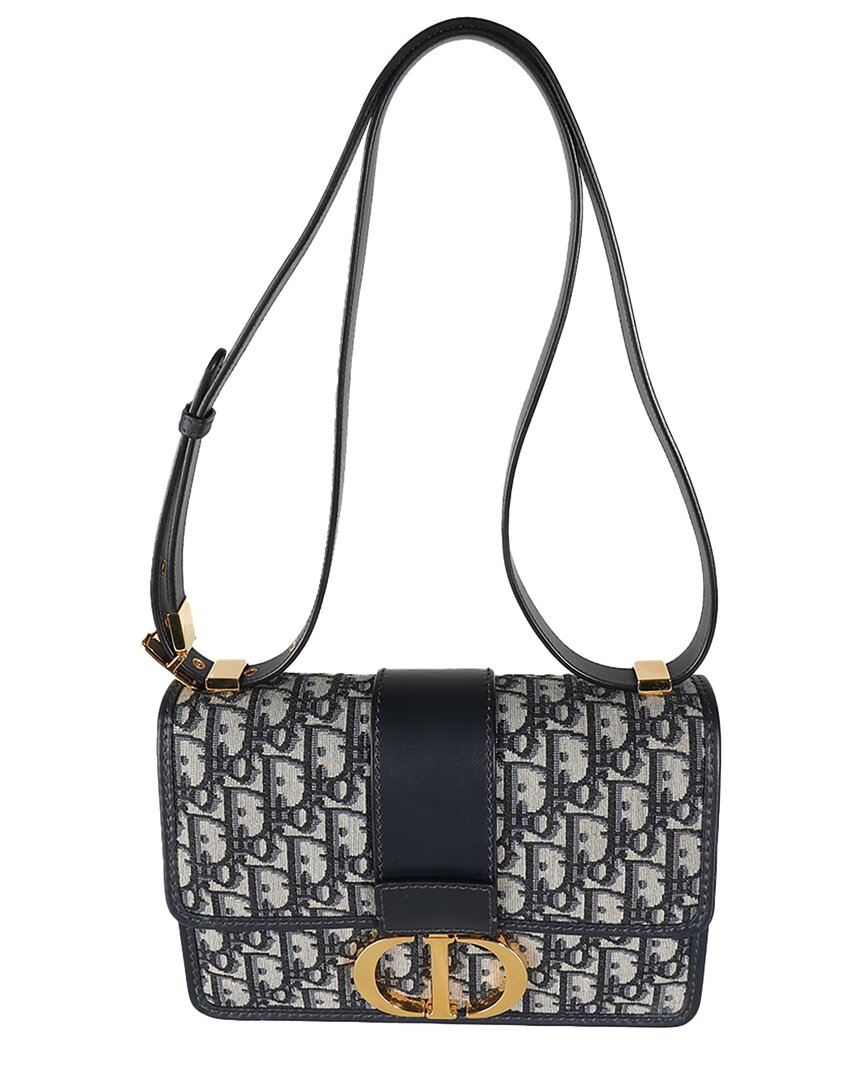 Dior 30 Montaigne Oblique Jacquard Canvas Should