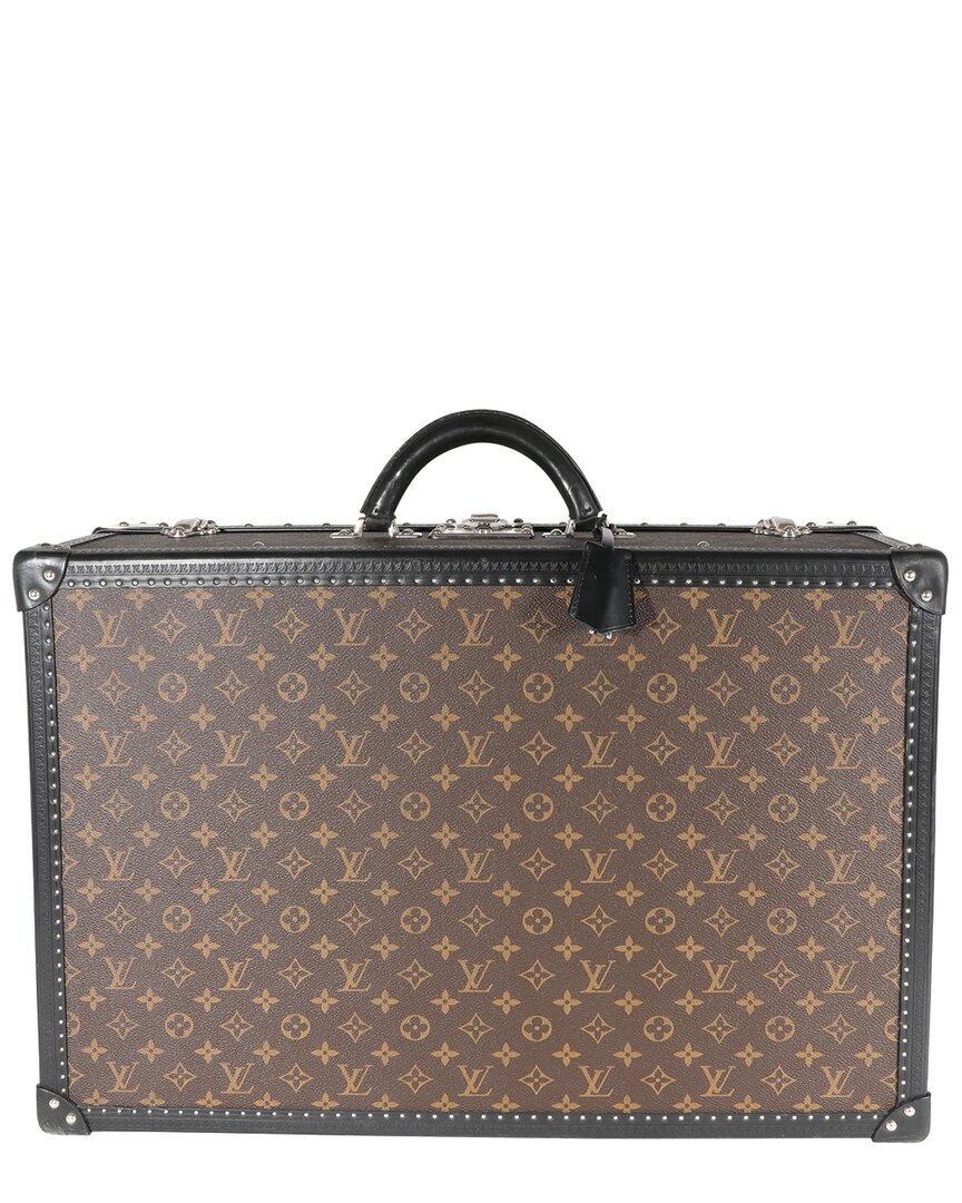 Pre-owned Louis Vuitton Alzer 60 Monogram Canvas Suitcase