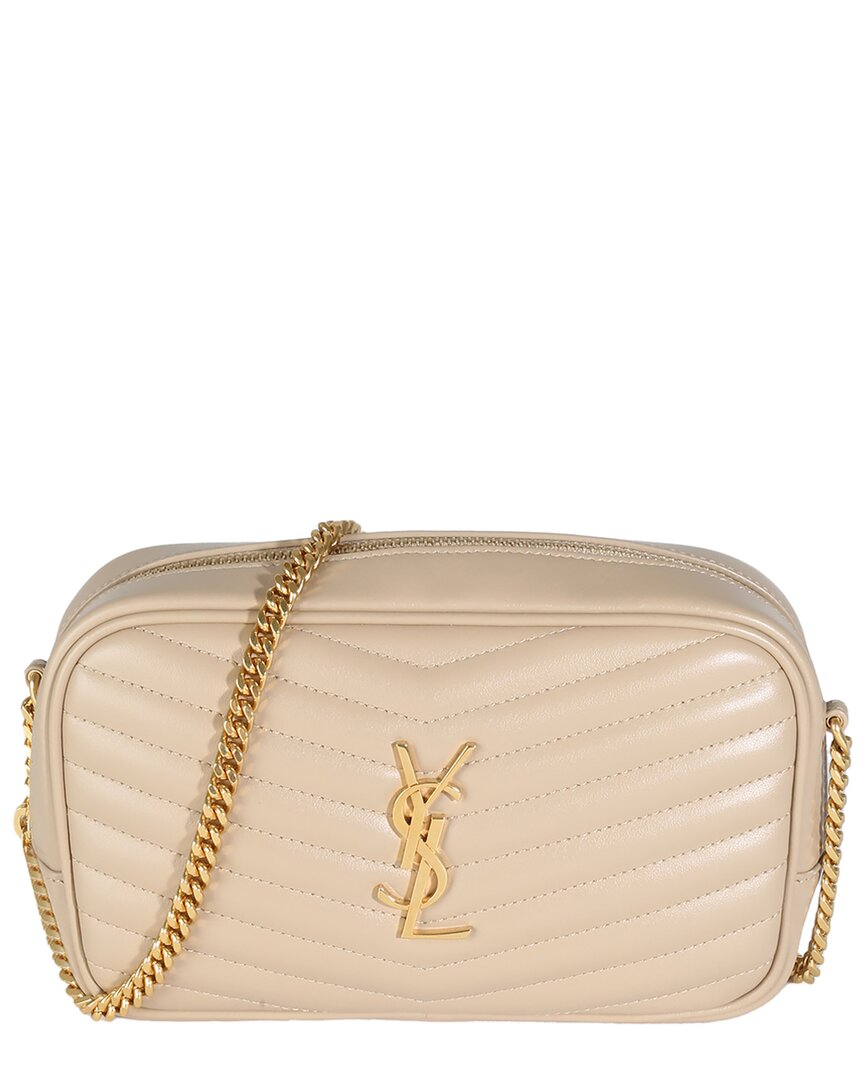Saint Laurent Lou Mini Leather Crossbody