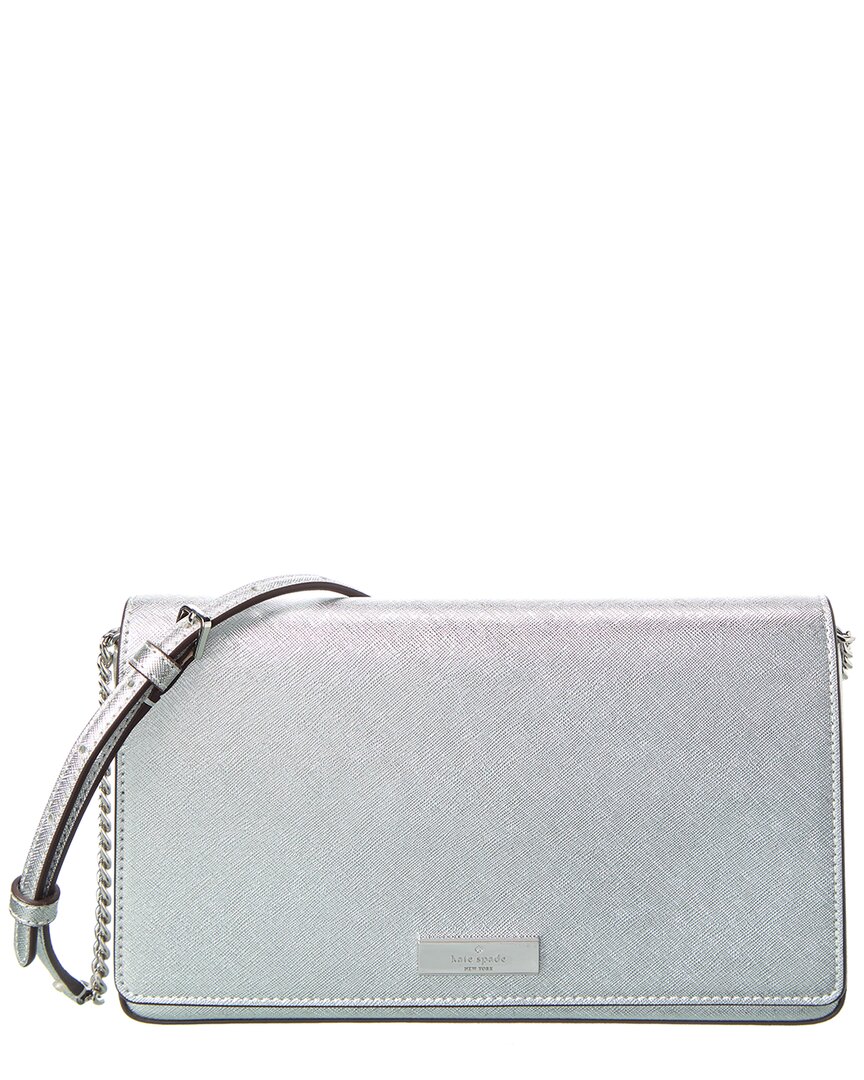 Kate Spade New York Kenzie Metallic Saffiano Pvc Small Chain Convertible Crossbody