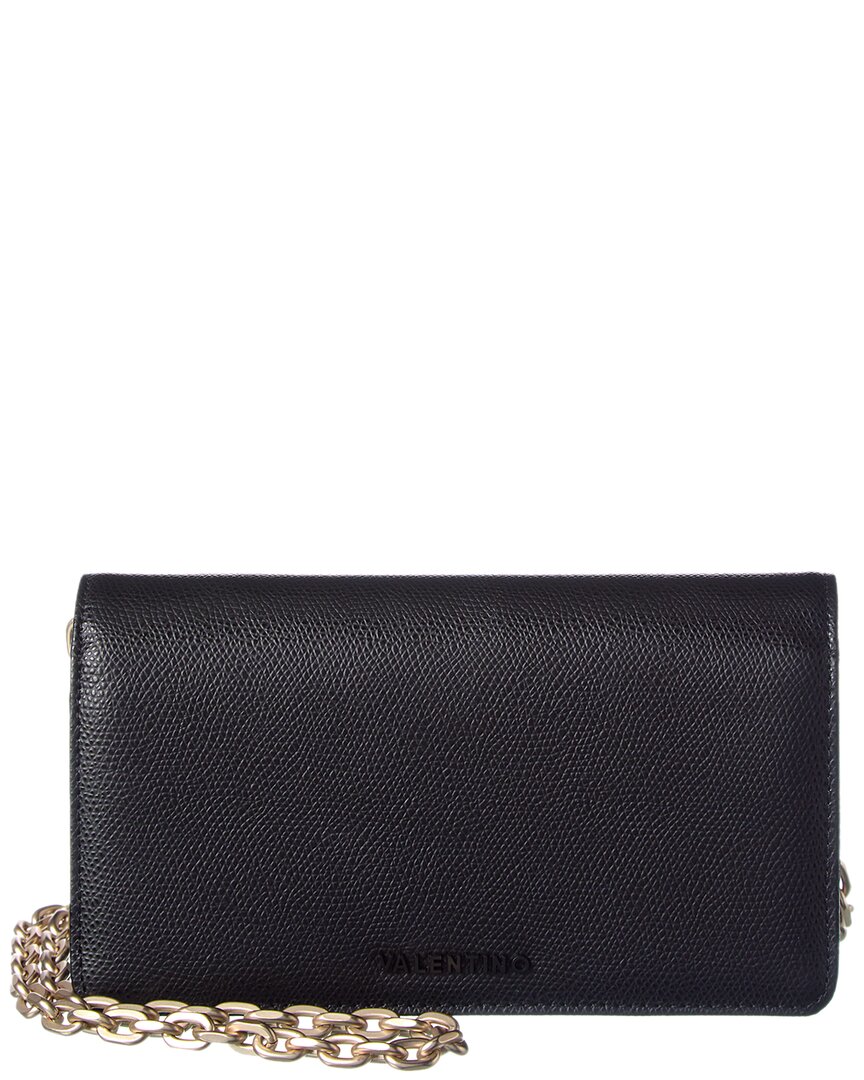 Valentino By Mario Valentino Sam Leather Wallet On Chain In Black ...