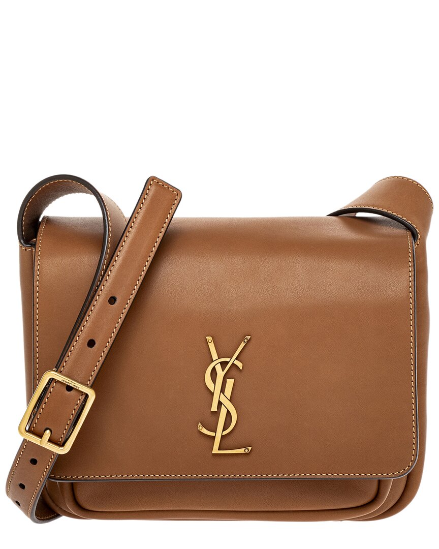 Saint Laurent Niki Besace Leather Shoulder Bag In Brown
