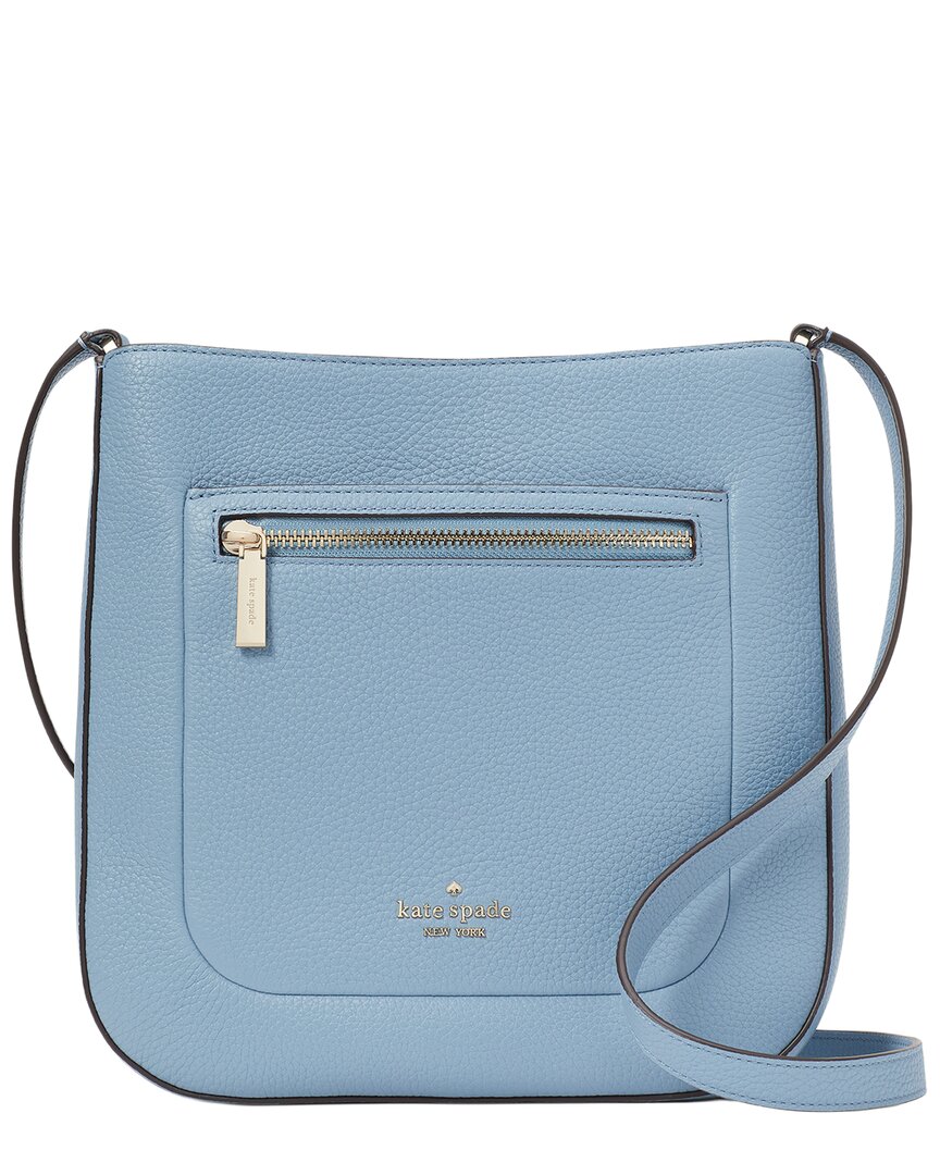 Kate Spade New York Leila Top Zip Leather Crossbody In Blue