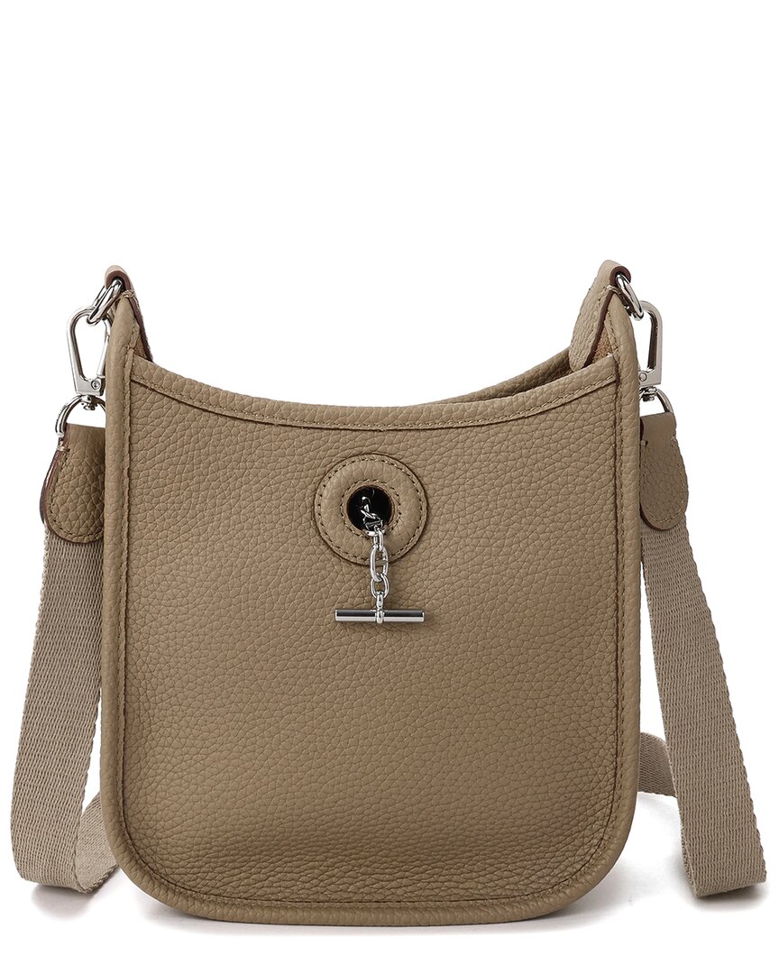 Tiffany & Fred Paris Top-grained Leather Crossbody