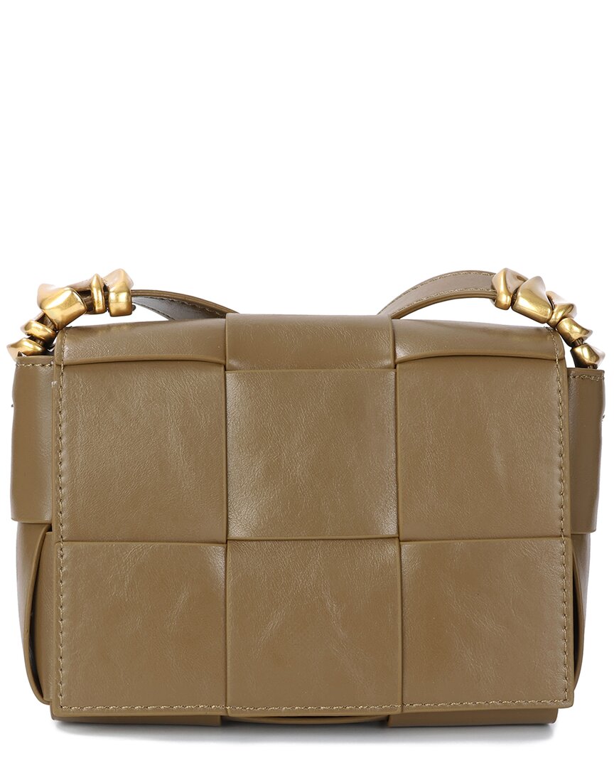Tiffany & Fred Paris Woven Leather Crossbody