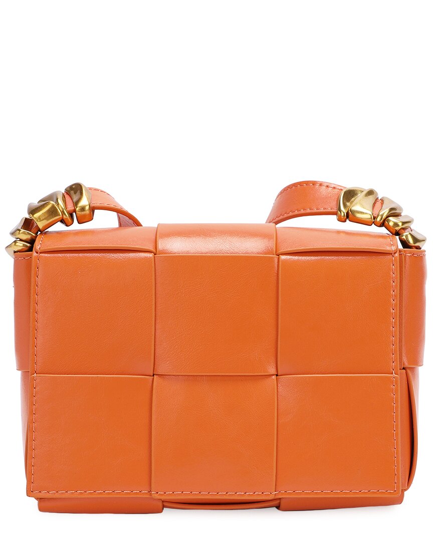Tiffany & Fred Paris Woven Leather Crossbody