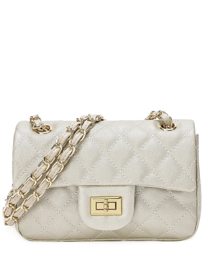 Tiffany & Fred Paris Caviar Leather Messenger Bag