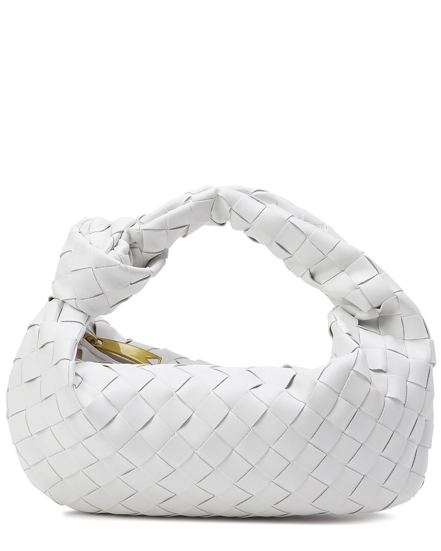 Tiffany & Fred Paris Woven Leather Knot Handle Bag