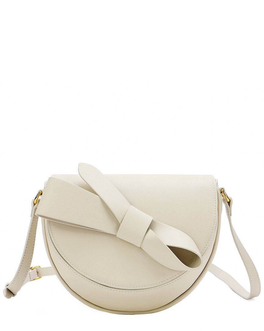 Tiffany & Fred Paris Smooth Leather Fold-over Crossbody