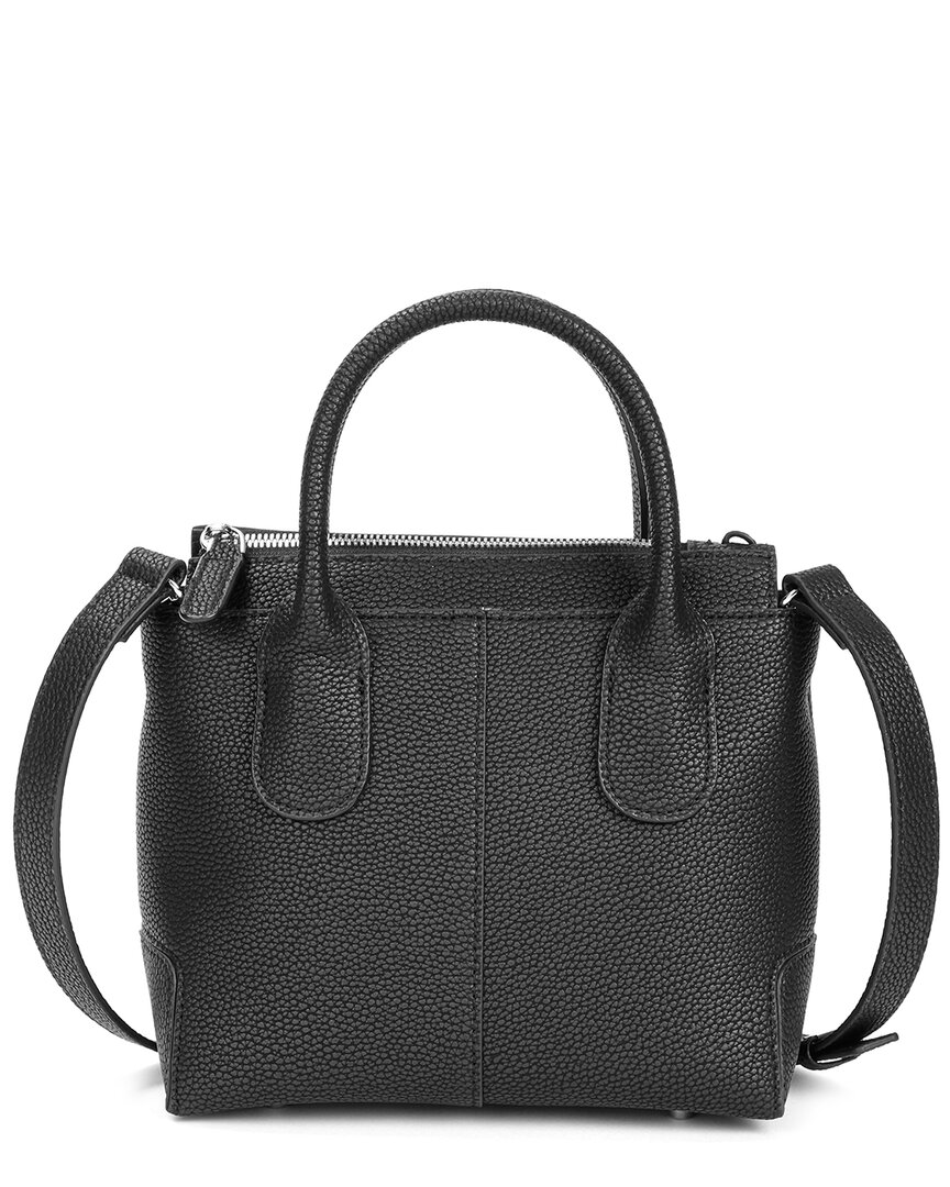 Tiffany & Fred Paris Quilted Canvas & Leather Top-handle Crossbody