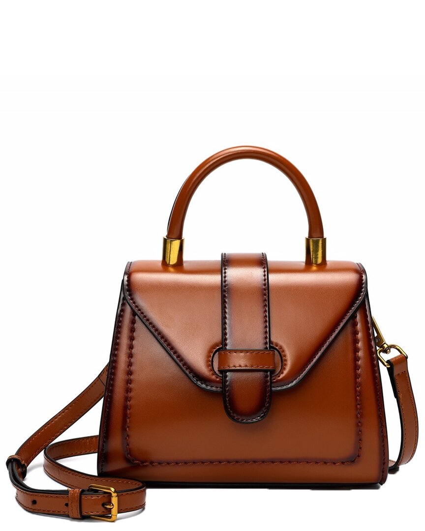 Tiffany & Fred Paris Leather Satchel