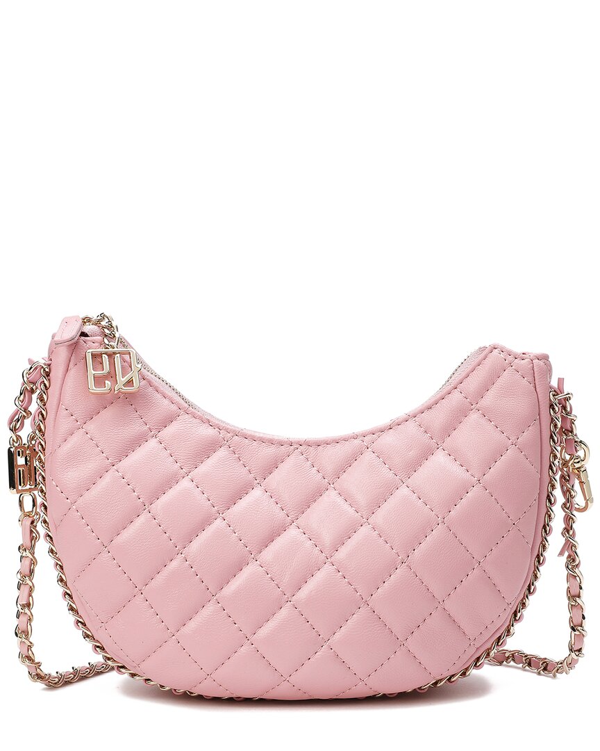 Tiffany & Fred Paris Quilted Leather Messenger Shoulder Bag