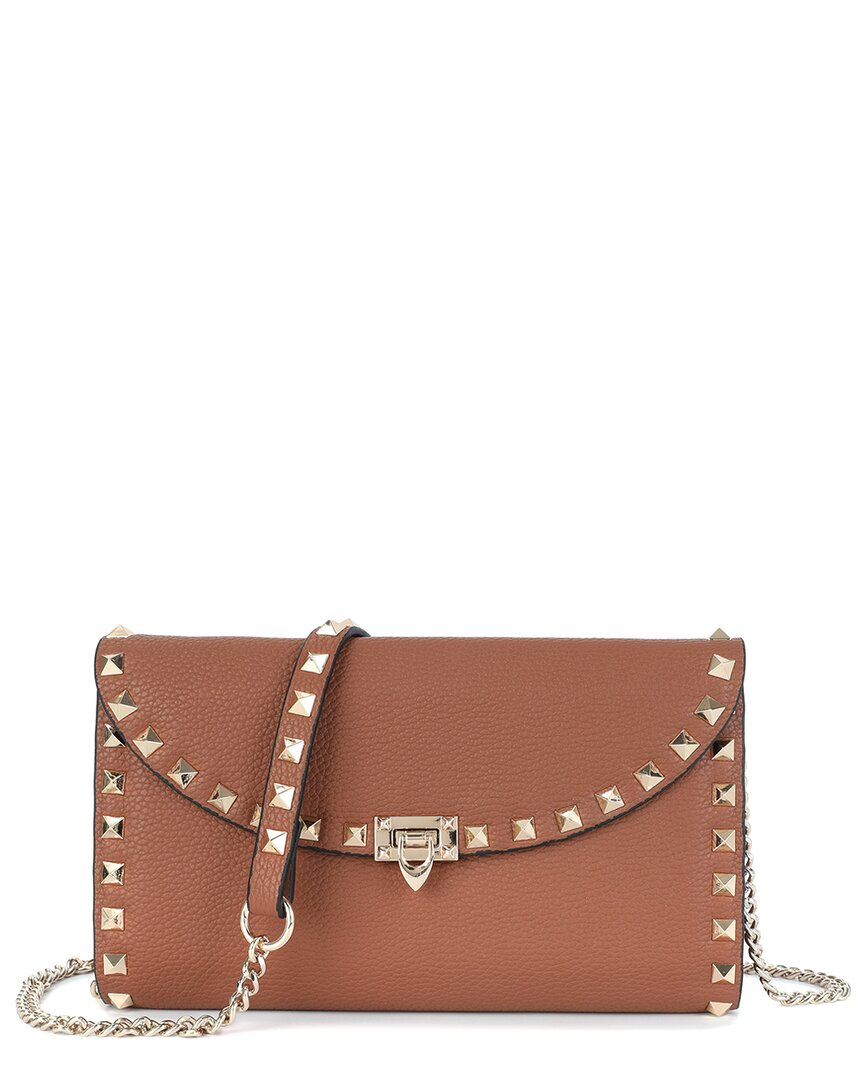 Tiffany & Fred Paris Studded Leather Clutch
