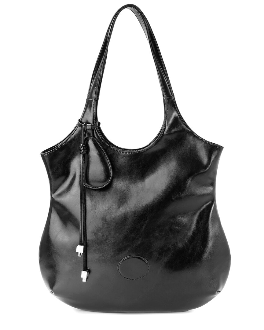 Tiffany & Fred Paris Shiny Leather Tote