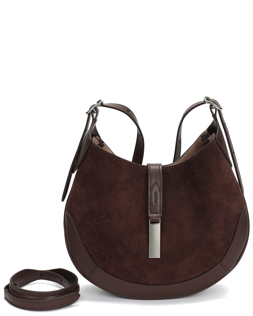 Tiffany & Fred Paris Suede & Leather Hobo Bag