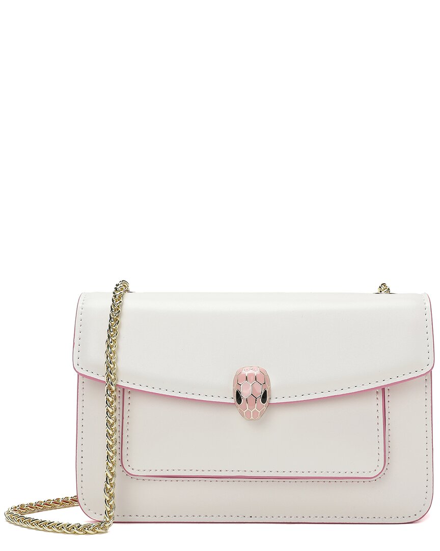 Tiffany & Fred Paris Smooth Leather Foldover Crossbody