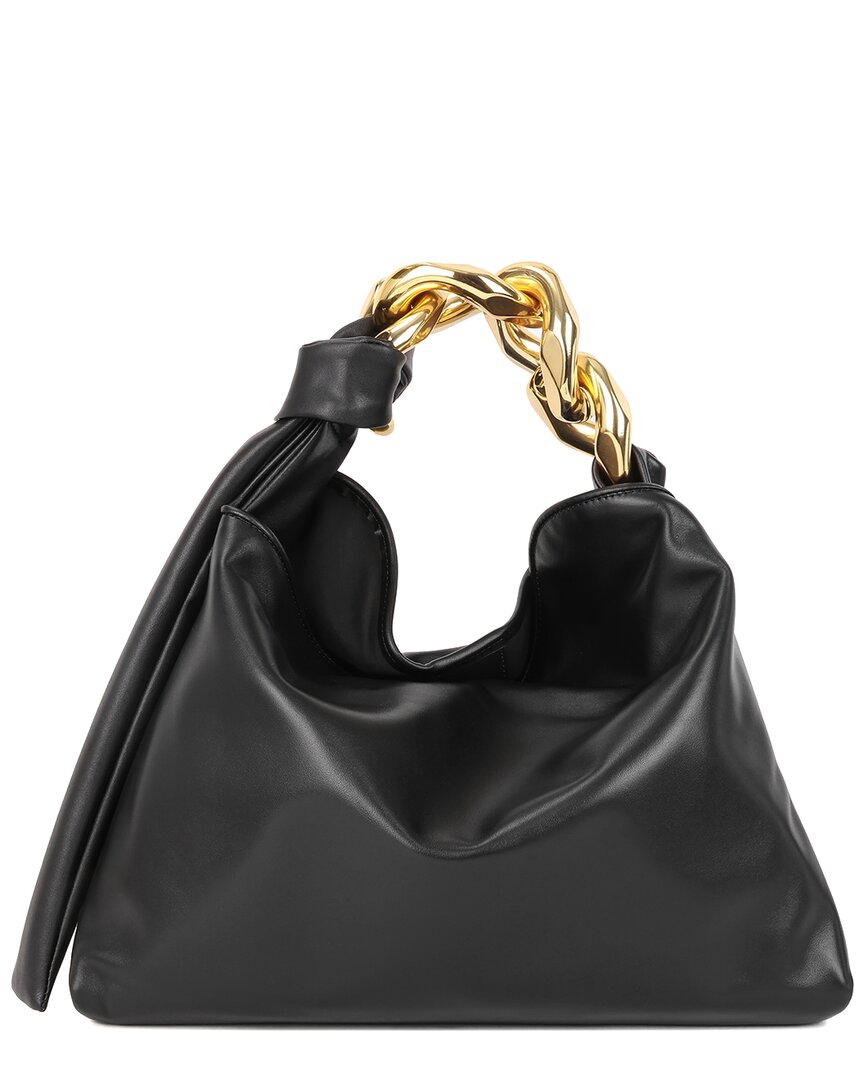 Tiffany & Fred Paris Golden Buckle Soft Leather Hobo Bag