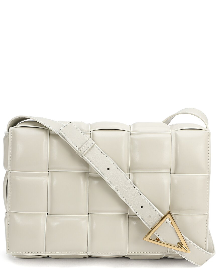 Tiffany & Fred Paris Puffy Leather Messenger Bag