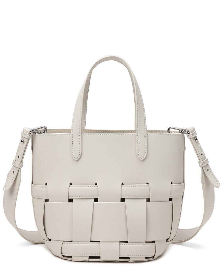 Tiffany & Fred Paris Woven Leather Shoulder Bag