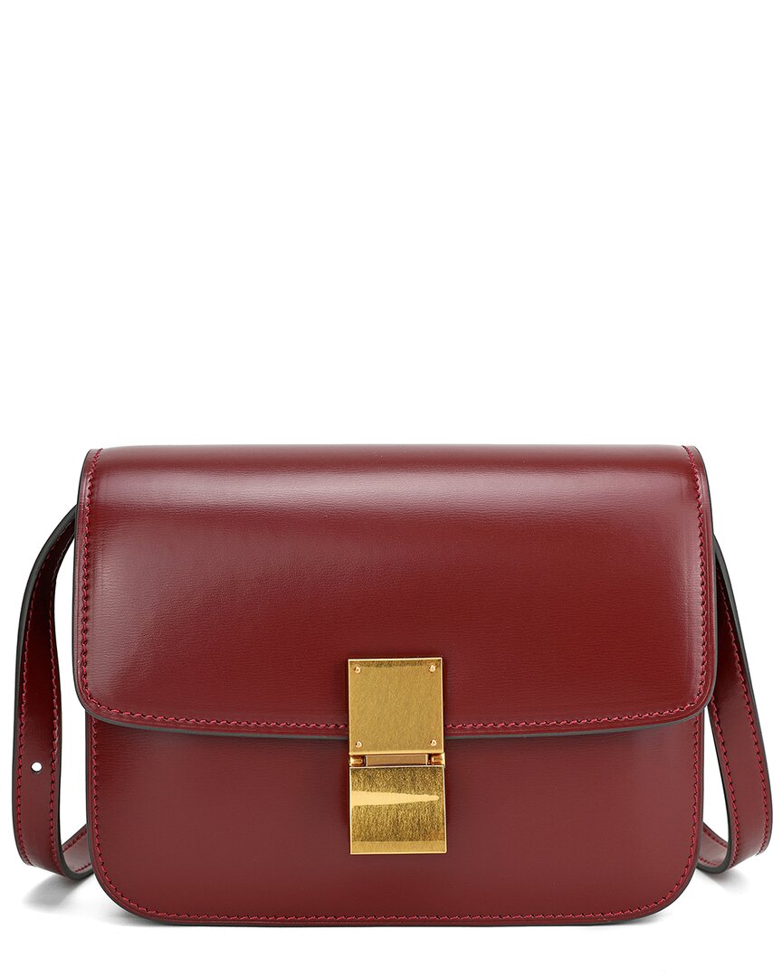 Tiffany & Fred Paris Smooth Leather Foldover Crossbody