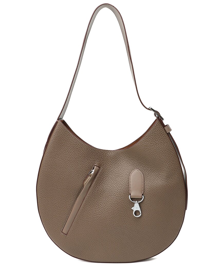 Tiffany & Fred Paris Top-Grain Leather Hobo Bag