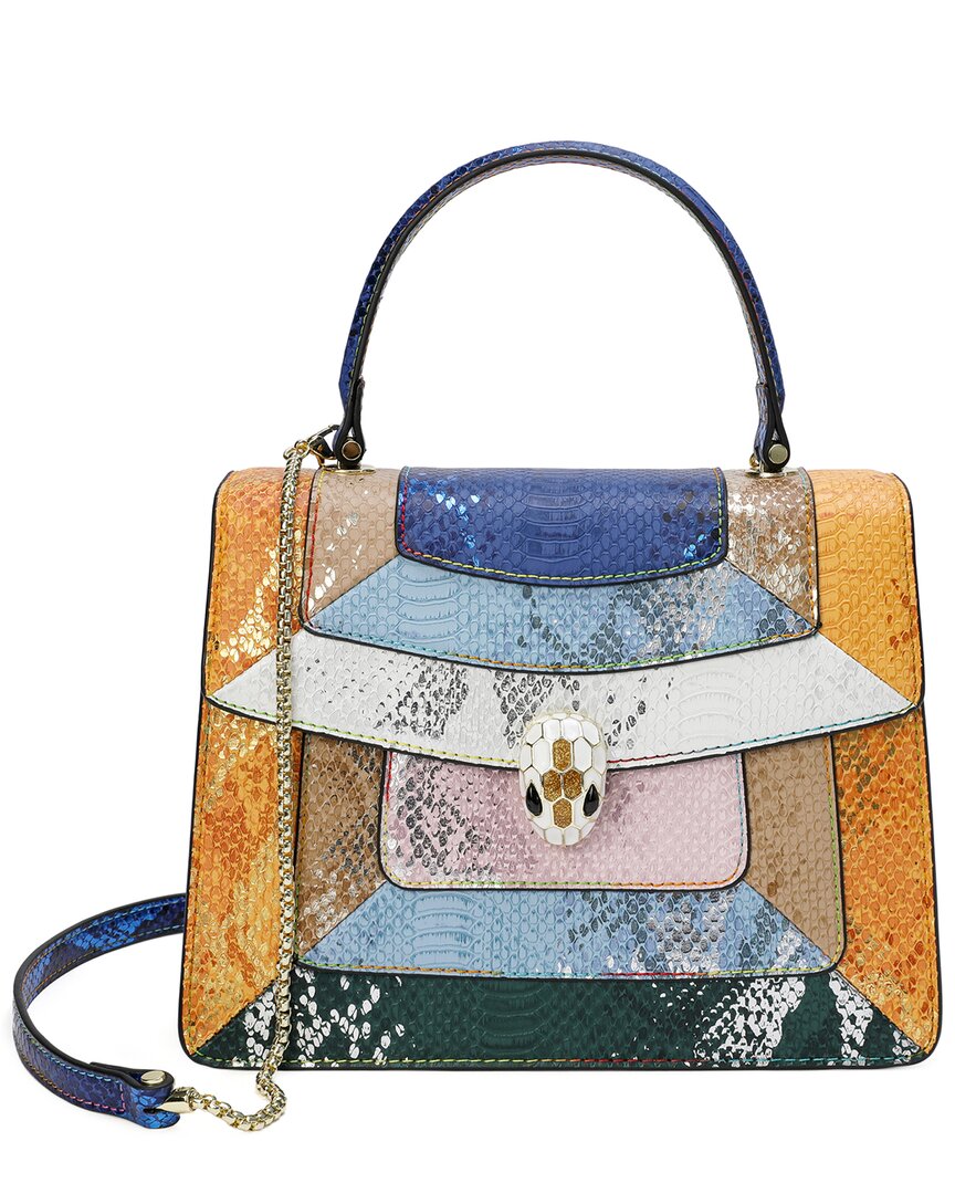 Tiffany & Fred Paris Leather Satchel