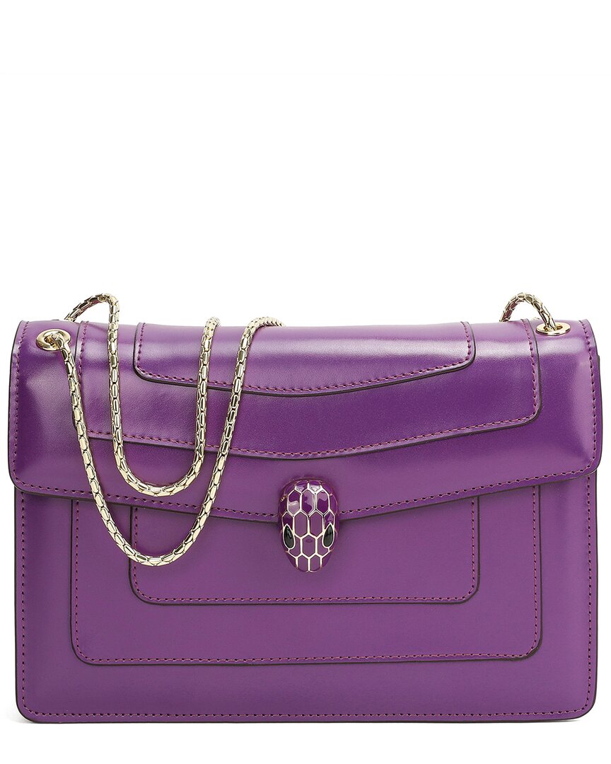 Tiffany & Fred Paris Fold-over Smooth Leather Crossbody