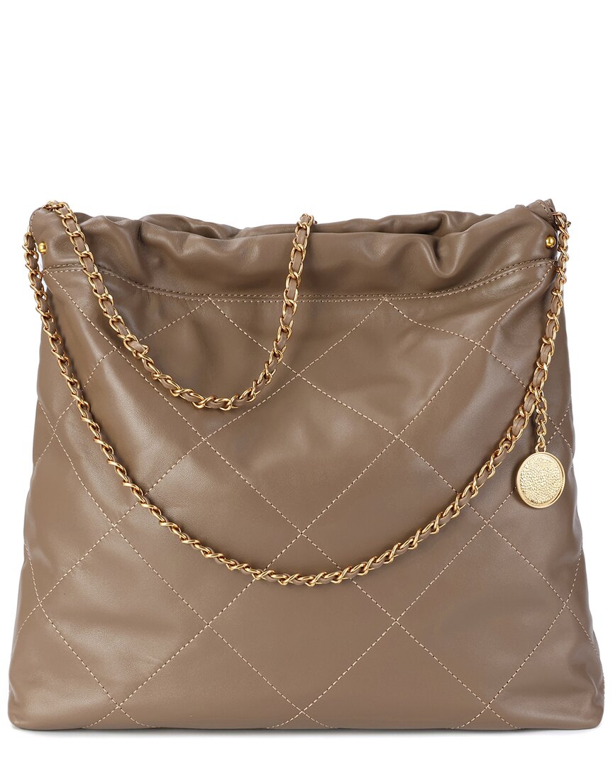 Tiffany & Fred Paris Quilted Leather Tote