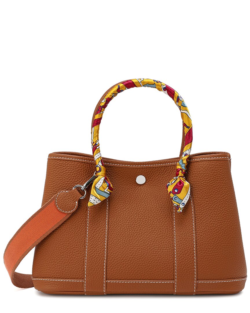 Tiffany & Fred Paris Top-grain Leather Satchel