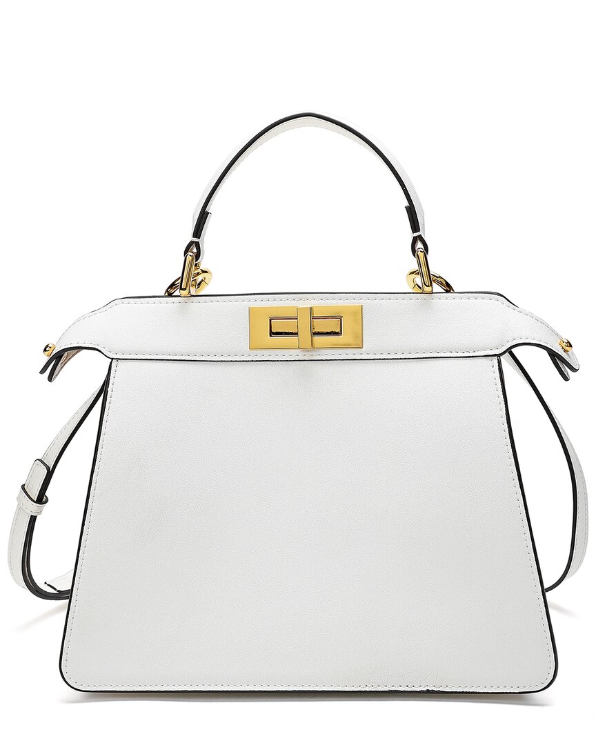 Tiffany & Fred Paris Smooth Nappa Leather Satchel