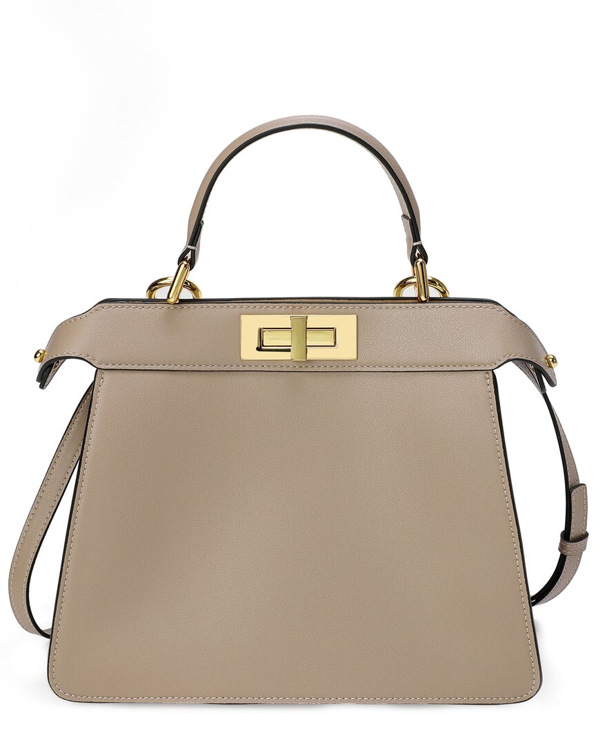 Tiffany & Fred Paris Leather Satchel