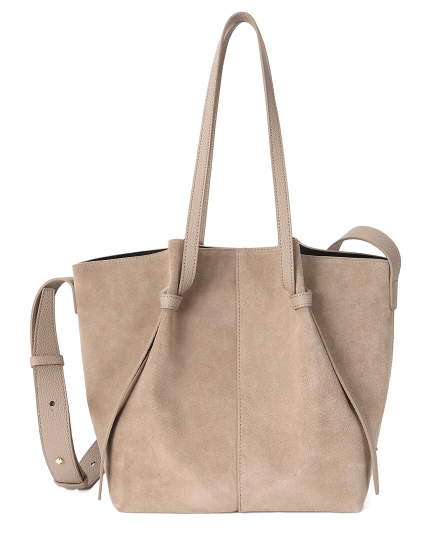 Tiffany & Fred Paris Lambskin Suede Tote