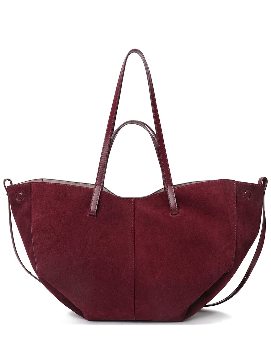 Tiffany & Fred Paris Lambskin Suede Tote