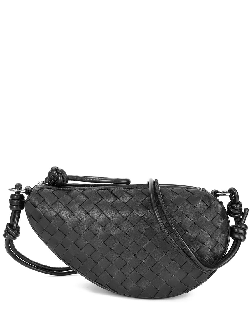 Tiffany & Fred Paris Hand-woven Leather Shoulder/crossbody Bag