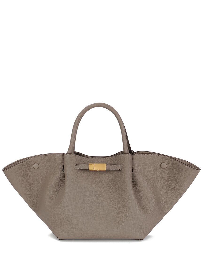 Tiffany & Fred Paris Soft Pebble Leather Large Tote