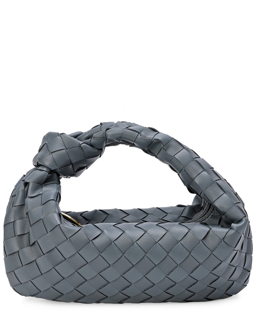 Tiffany & Fred Paris Woven Knot Leather Satchel
