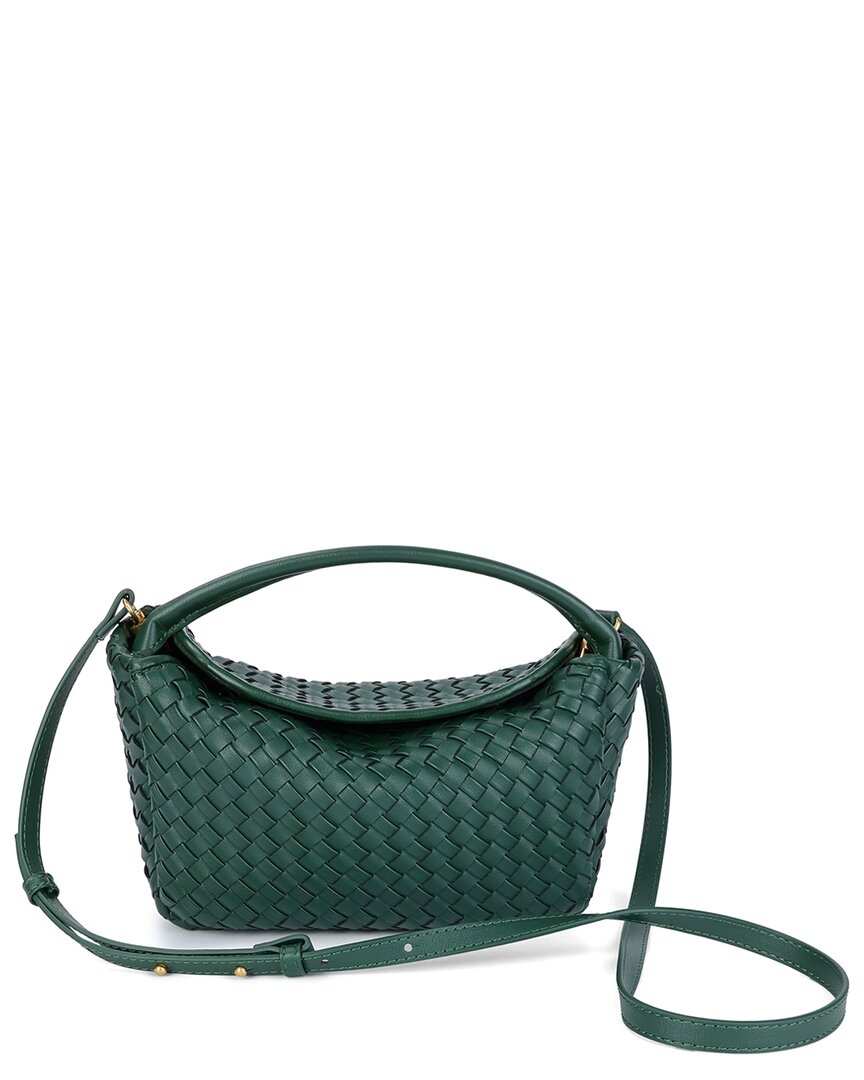 Tiffany & Fred Paris Hand-woven Leather Crossbody-