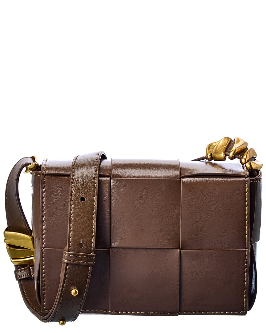 Tiffany & Fred Paris Woven Leather Crossbody