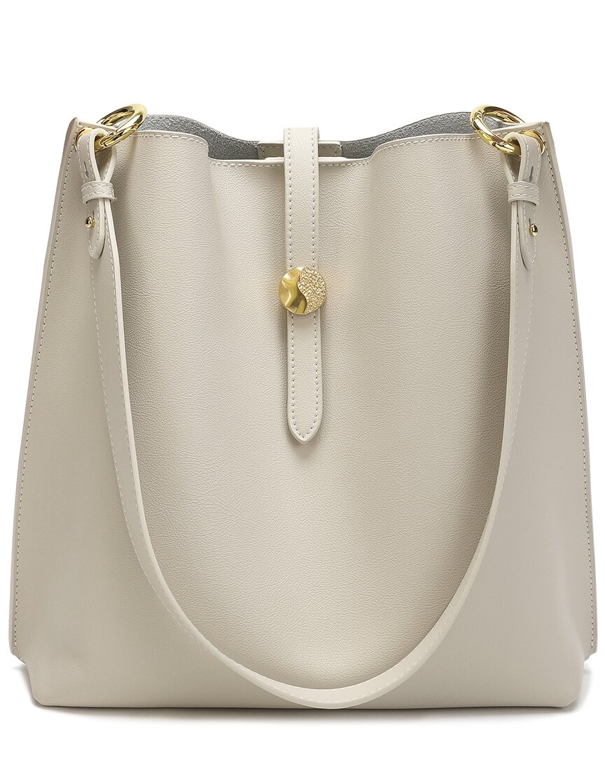 Tiffany & Fred Paris Smooth Leather Shoulder Bag
