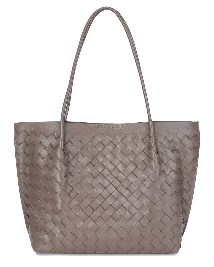 Tiffany & Fred Paris Hand-woven Leather Large Tot
